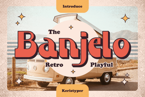 Banjelo: A Retro-Inspired Font for Modern Creativity