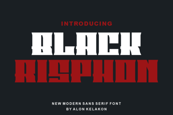 Black Risphon: A Modern Display Font for Impactful Design