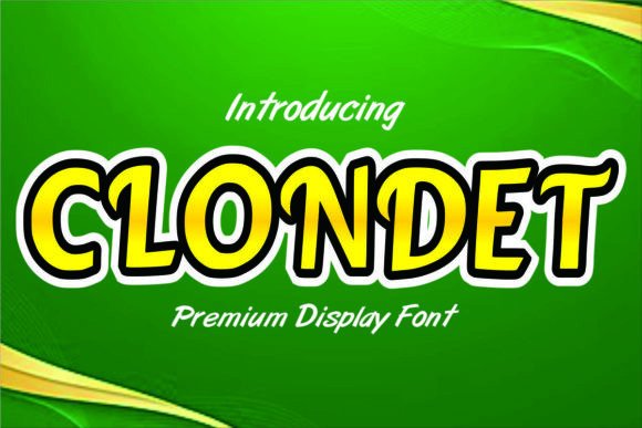 Clondet: A Versatile Display Font for Modern Design