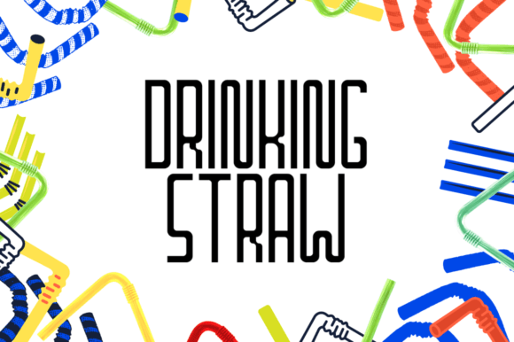 Drinking Straw: A Fun and Versatile Display Font for Modern Design
