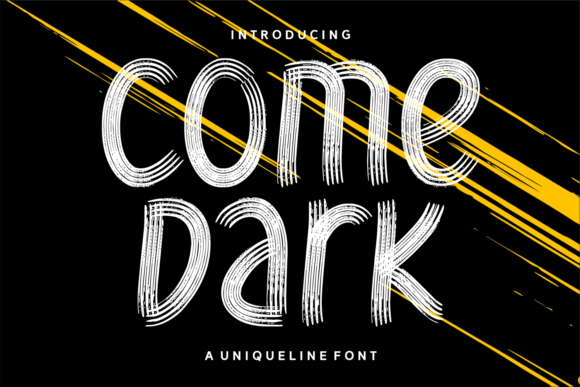 Exploring the Creative Potential of the Come Dark Font