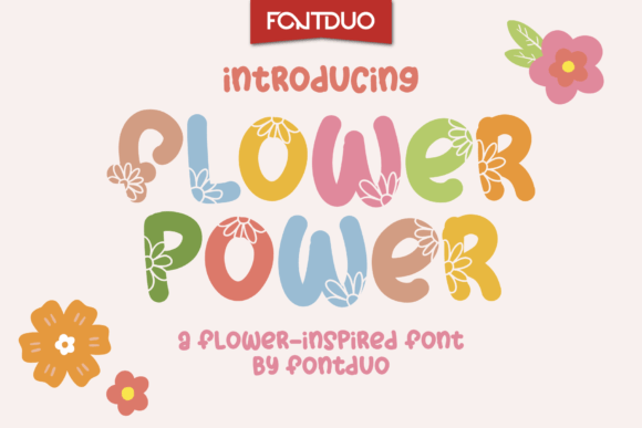 Flower Power Fd: The Perfect Font for a Sweet and Adorable Design Touch