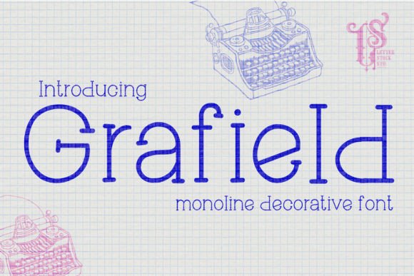 Grafield: A Versatile Monoline Display Font for Creative Projects