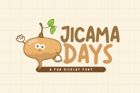 Jicama Days: A Playful Font for Creative Designs