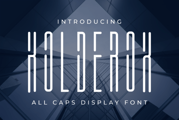 Kalderox: A Stylish Display Font for Creative Impact