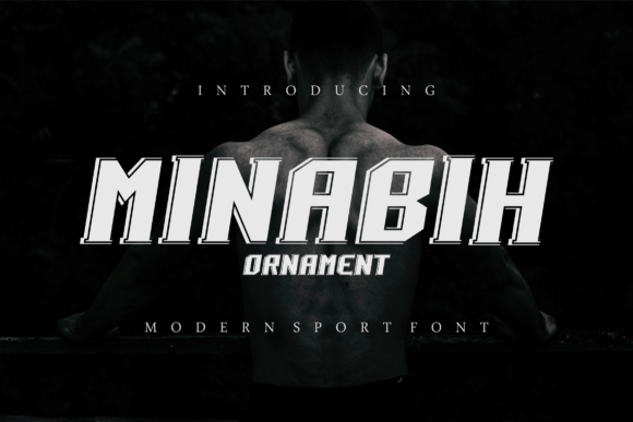 Minabih Ornament: A Bold Font for Creative Impact