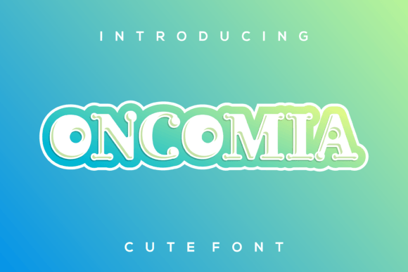 Oncomia: A Strategic Display Font for Purposeful Design and Branding