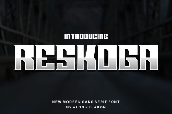 Reskoga: The Display Font That Elevates Your Creative Projects
