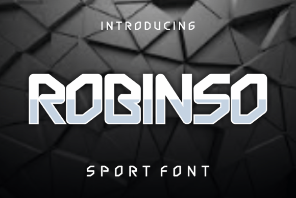 Robinso: A Bold and Dynamic Display Font for Sports and Racing Projects