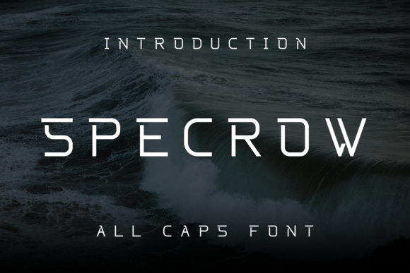 Specrow: A Premium Display Font for Bold Visual Impact