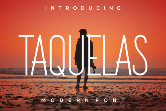 Taquelas: A Cool and Unique Display Font for Creative Projects