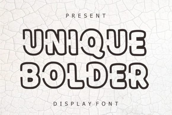 Unique Bolder: A Versatile Font for Creative Designers