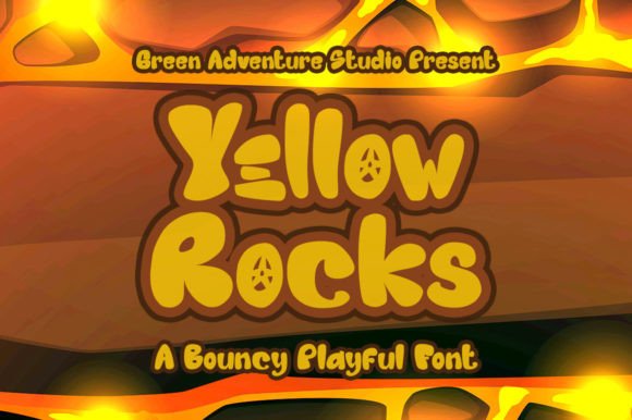 Yellow Rocks: A Versatile Font for Modern Design Projects